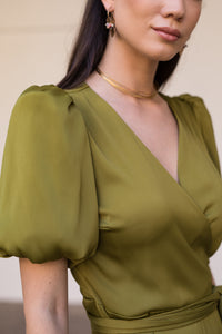 Vestido midi Lola Bordeaux