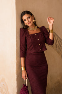 Vestido midi lolita com franjas