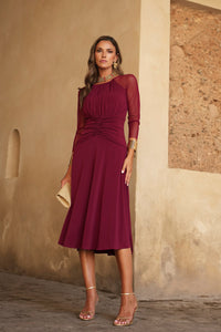 Vestido midi lolita com franjas