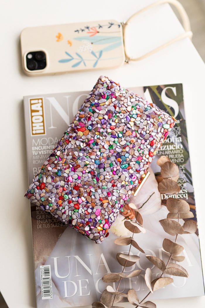 Bolsa de convidados de seixo