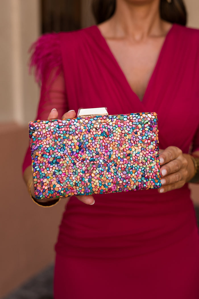 Bolsa de convidados de seixo