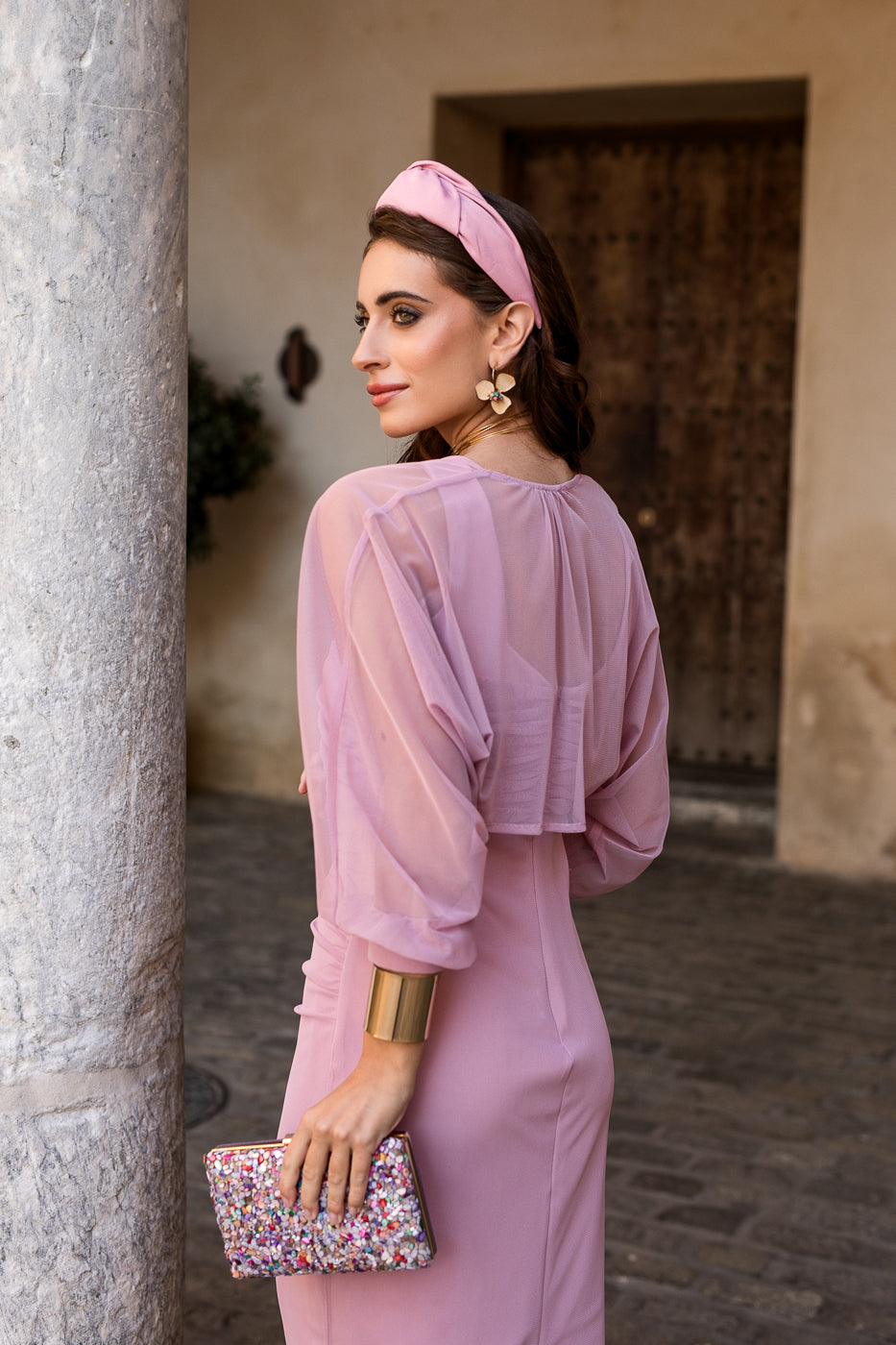 Bolsa de convidados de seixo