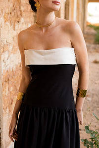 Vestido midi Lola Bordeaux