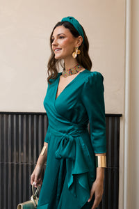 Vestido midi Lola Bordeaux