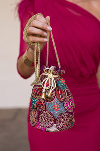 Bolsa balde artesanal