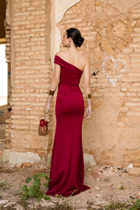 Vestido longo lavanda Anastasia