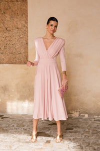 Vestido midi lolita com franjas