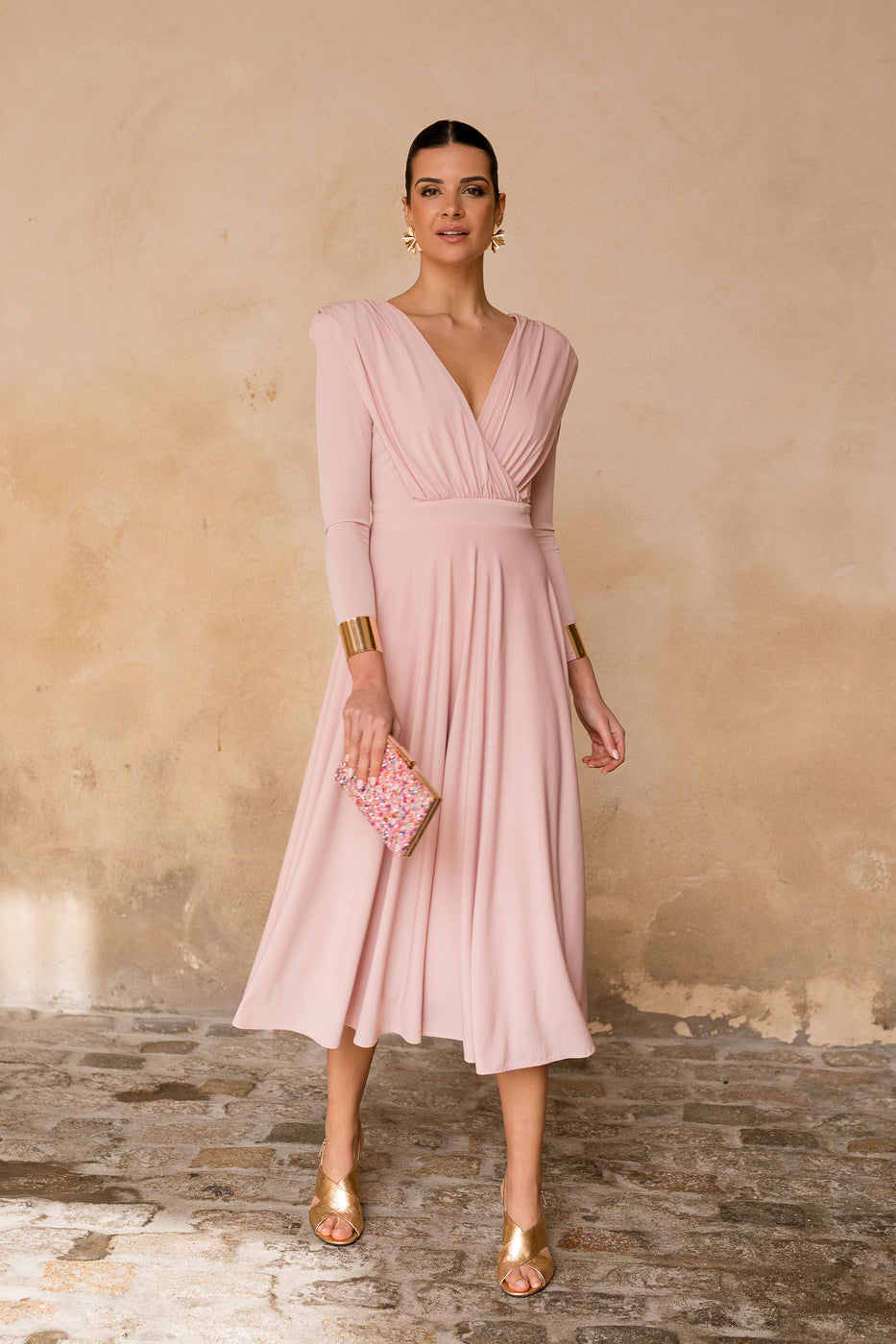 Vestido midi lolita com franjas