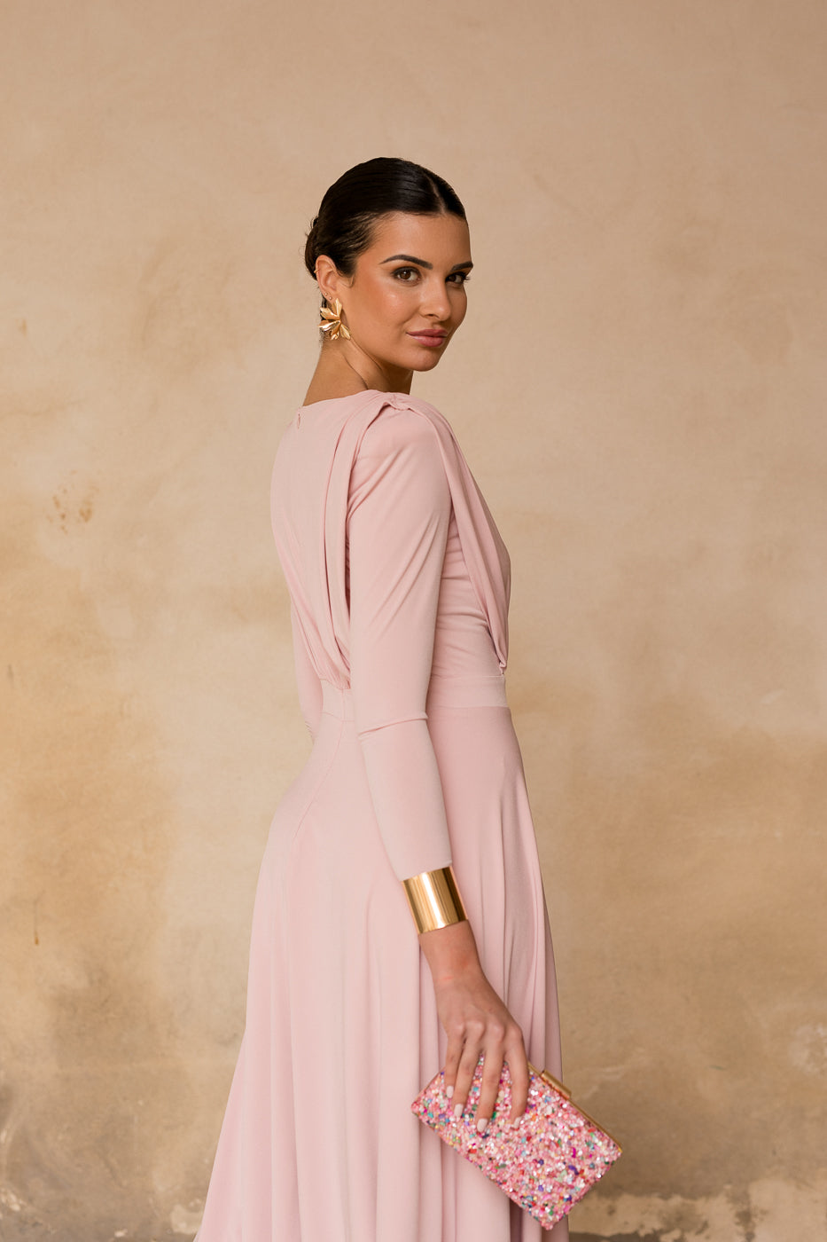 Vestido midi lolita com franjas