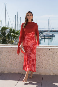 Vestido midi lolita com franjas