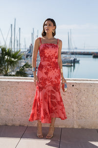 Vestido midi lolita com franjas