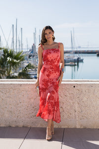 Vestido midi lolita com franjas