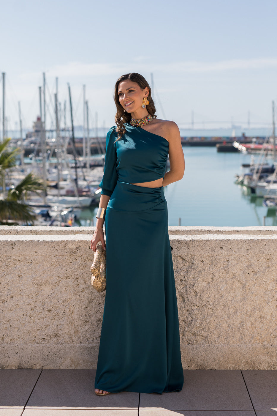 Vestido midi lolita com franjas