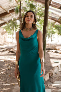 Vestido midi lolita com franjas