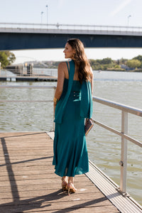 Vestido midi lolita com franjas