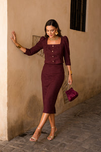 Vestido midi lolita com franjas