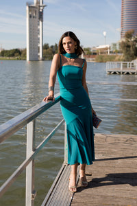 Vestido midi lolita com franjas