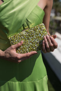 Bolsa de convidados de seixo
