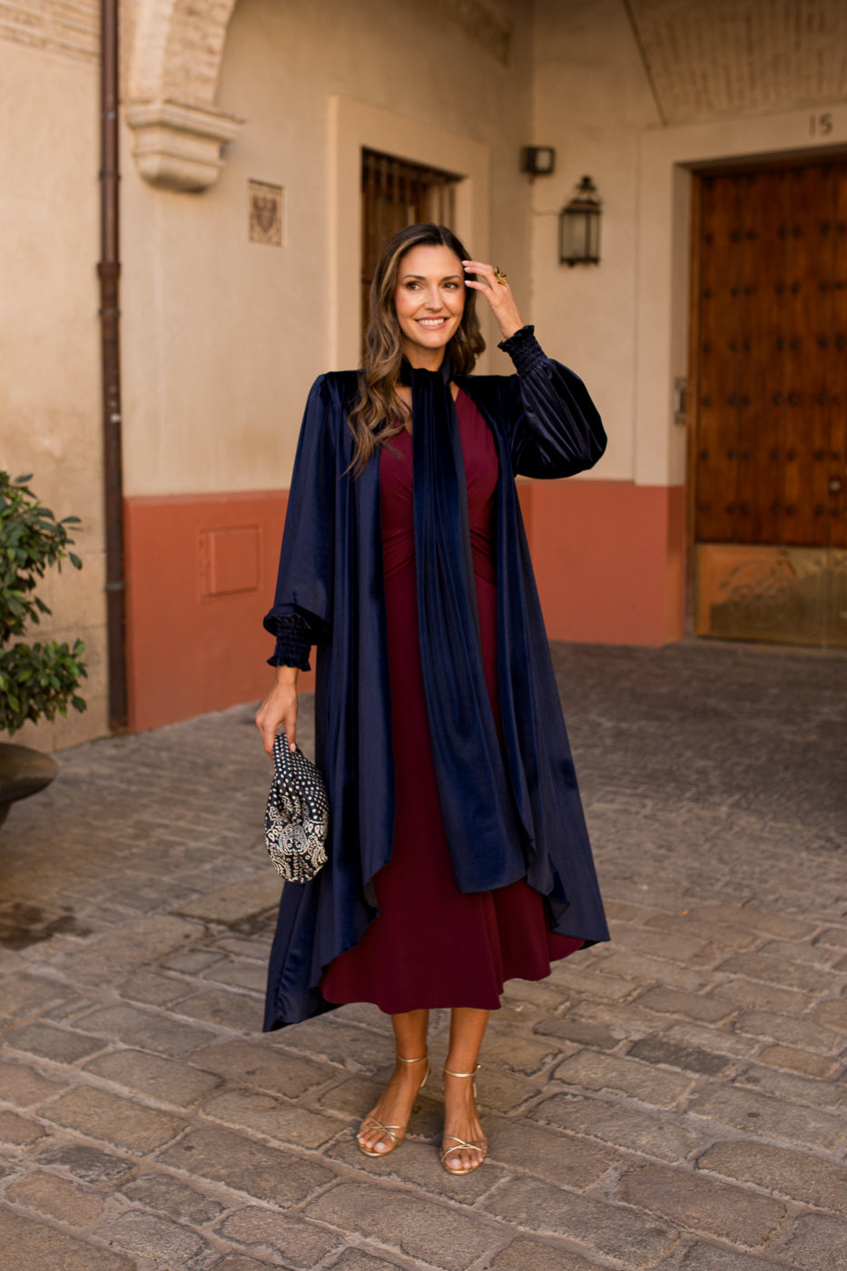 Vestido midi lolita com franjas
