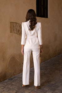 Terno manga babado limão - ÚLTIMAS UNIDADES