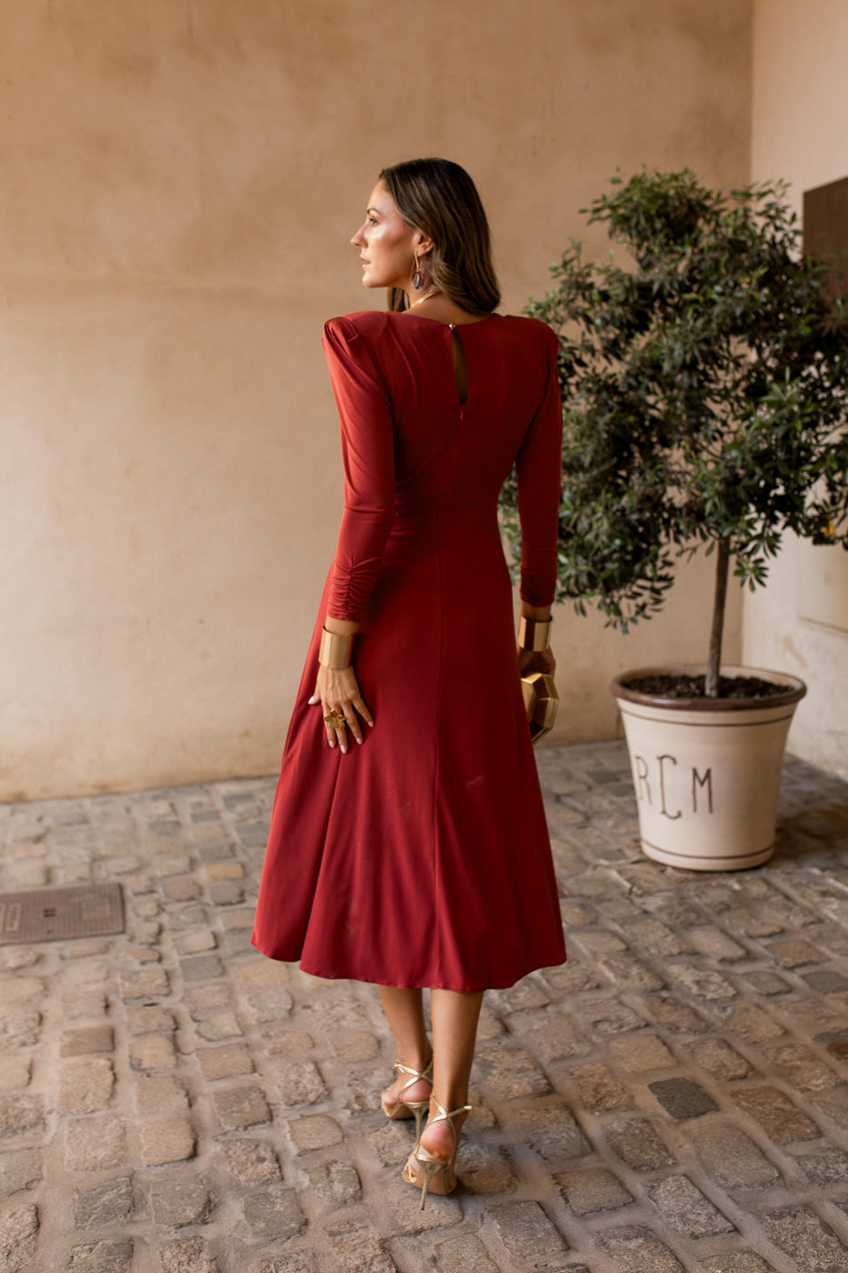 Vestido midi lolita com franjas