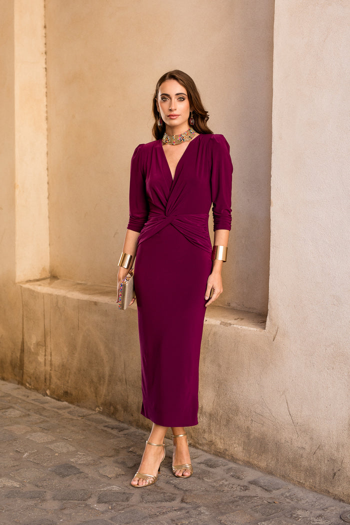 Vestido midi lolita com franjas