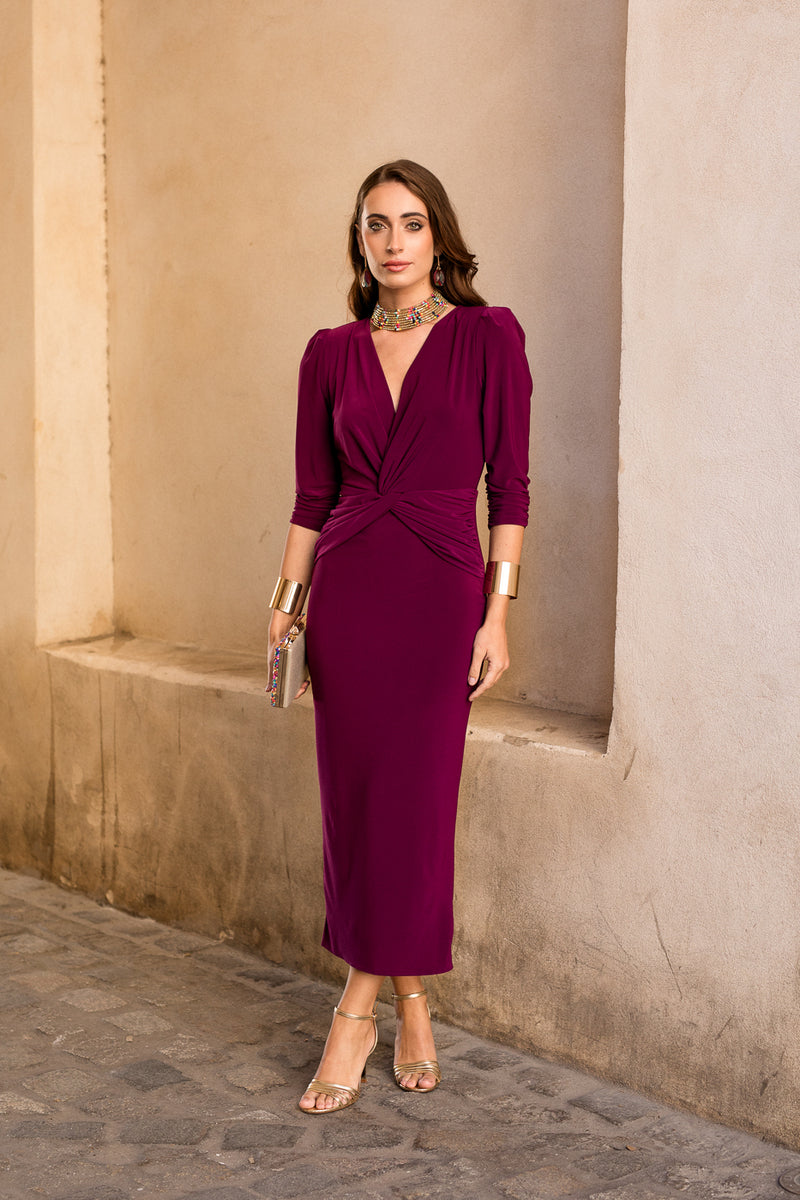 Vestido midi lolita com franjas