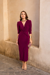 Vestido midi lolita com franjas