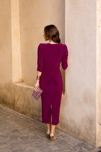 Vestido midi lolita com franjas