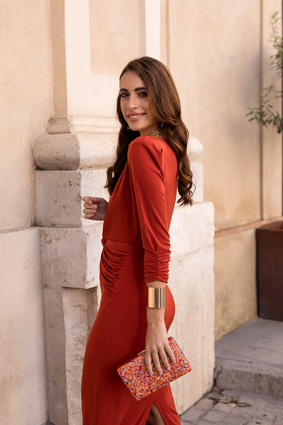 Vestido midi lolita com franjas