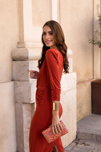 Vestido midi lolita com franjas