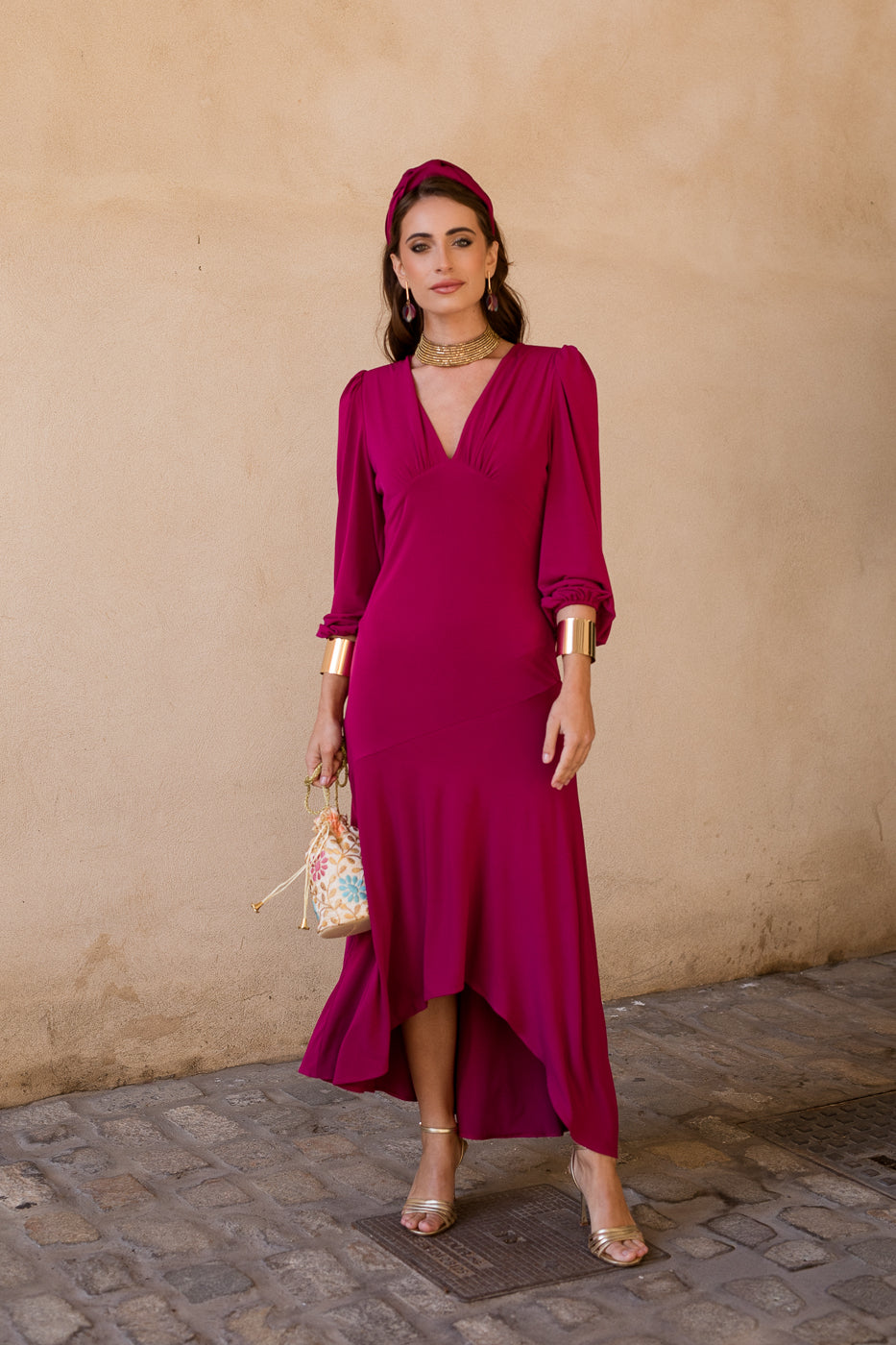 Vestido midi lolita com franjas