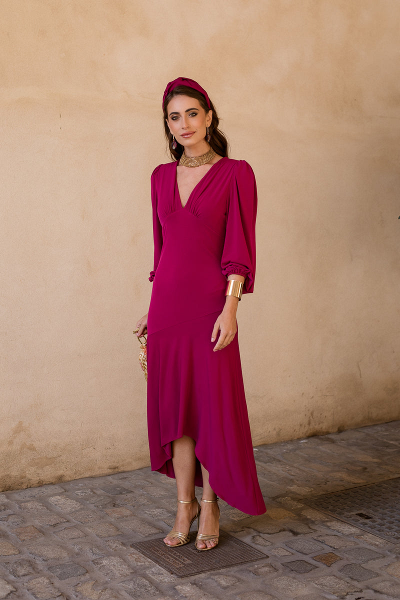 Vestido midi lolita com franjas