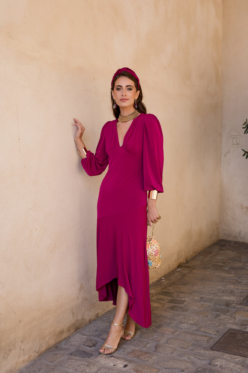 Vestido midi lolita com franjas