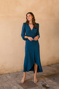 Vestido midi lolita com franjas