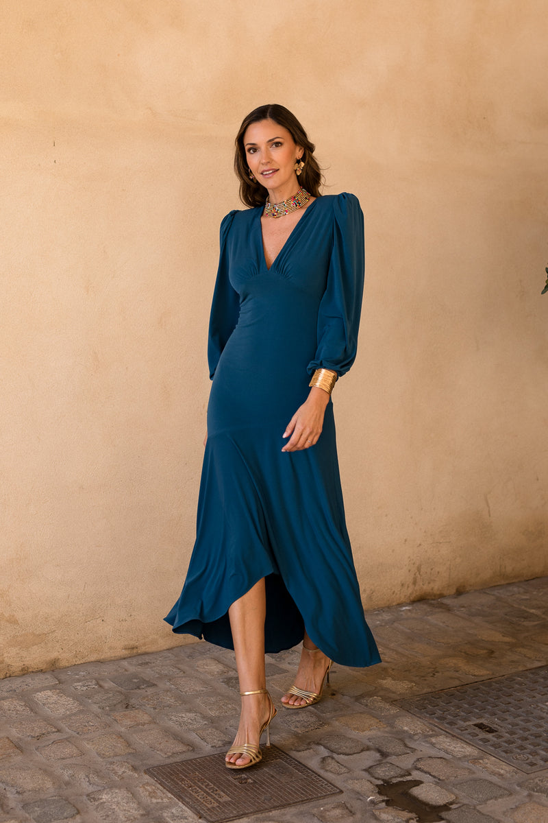 Vestido midi lolita com franjas