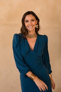 Vestido midi lolita com franjas