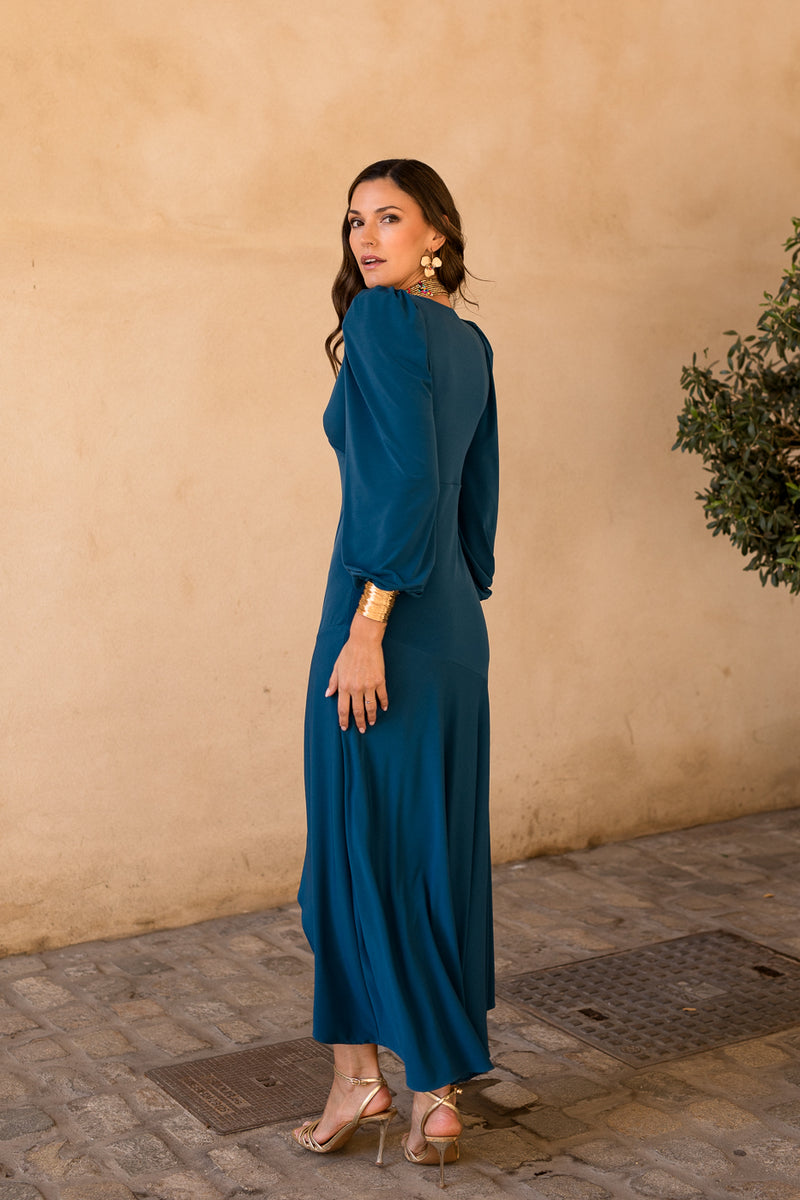 Vestido midi lolita com franjas