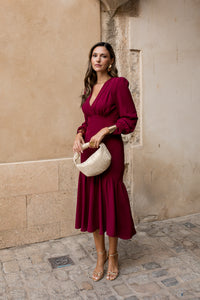 Vestido midi lolita com franjas