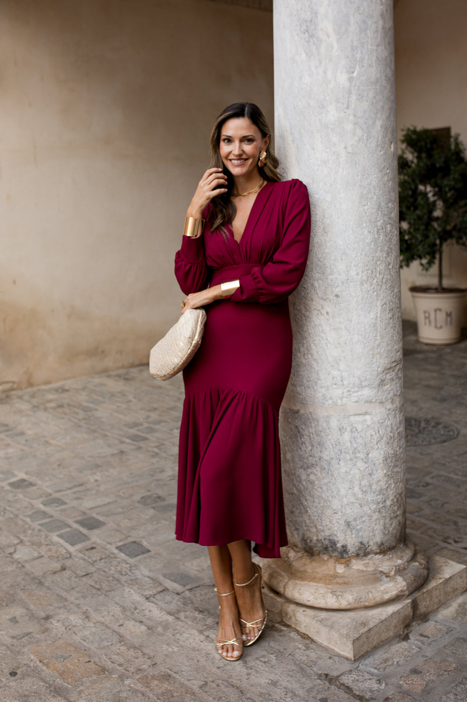 Vestido midi lolita com franjas