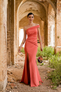 Vestido longo lavanda Anastasia
