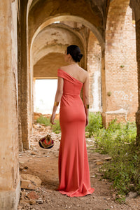 Vestido longo lavanda Anastasia
