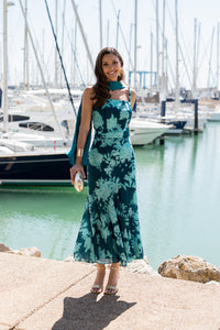 Vestido midi lolita com franjas