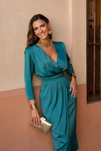 Vestido midi Lola Bordeaux