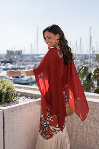 Vestido midi lolita com franjas