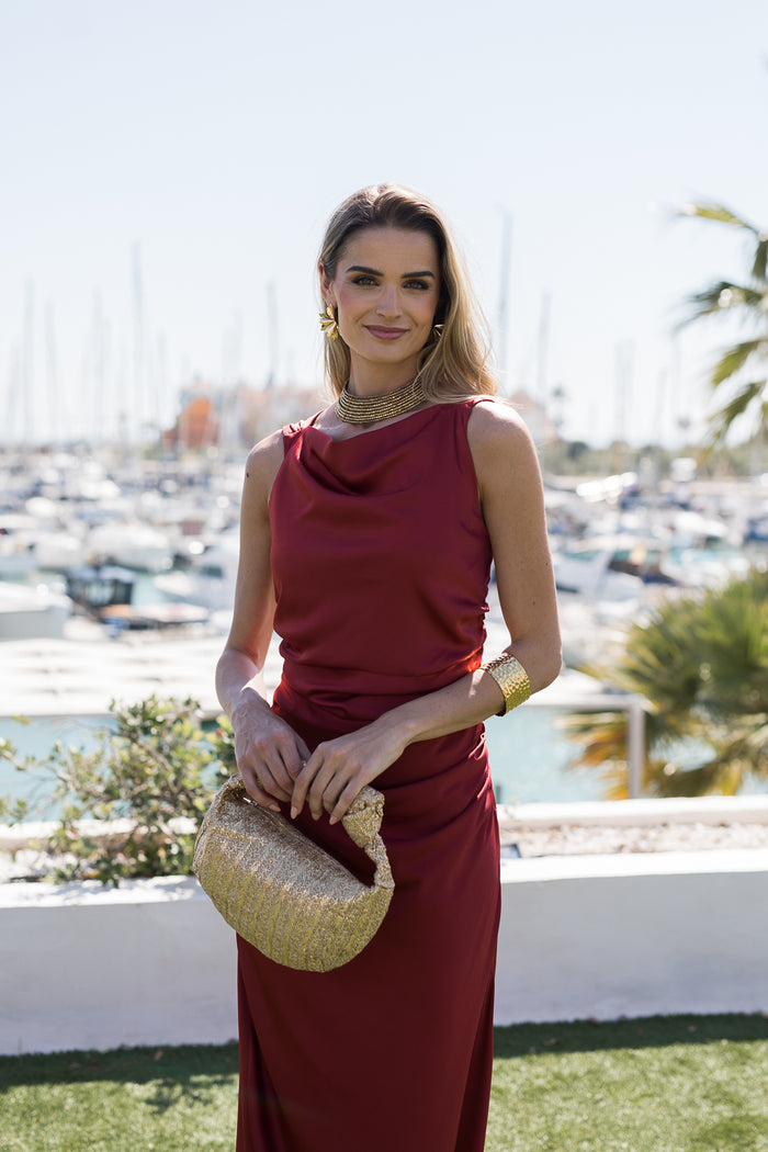 Vestido midi lolita com franjas