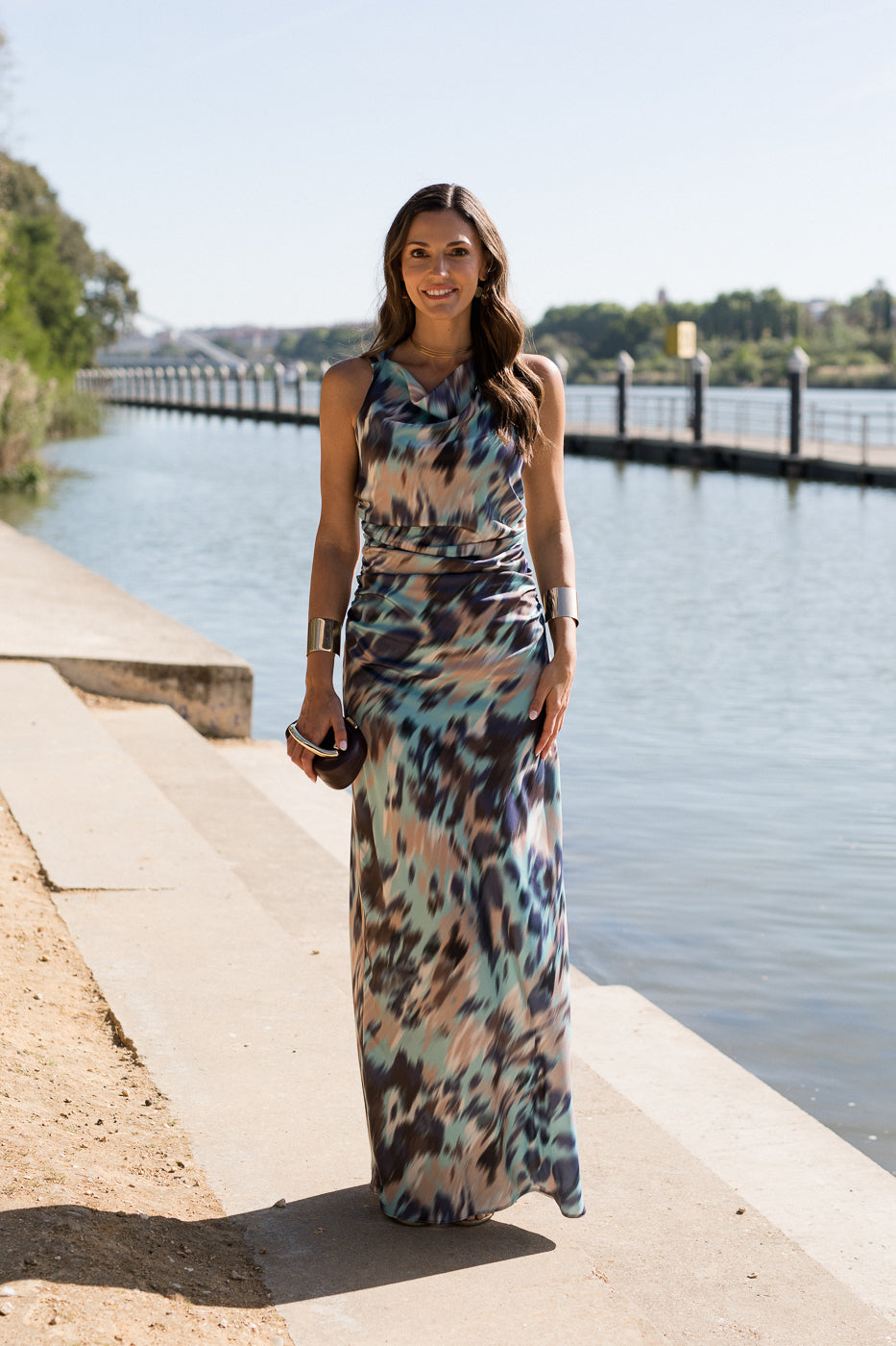 Vestido midi lolita com franjas