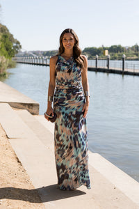 Vestido midi lolita com franjas