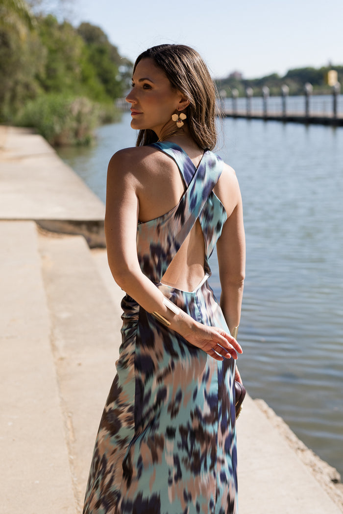 Vestido midi lolita com franjas