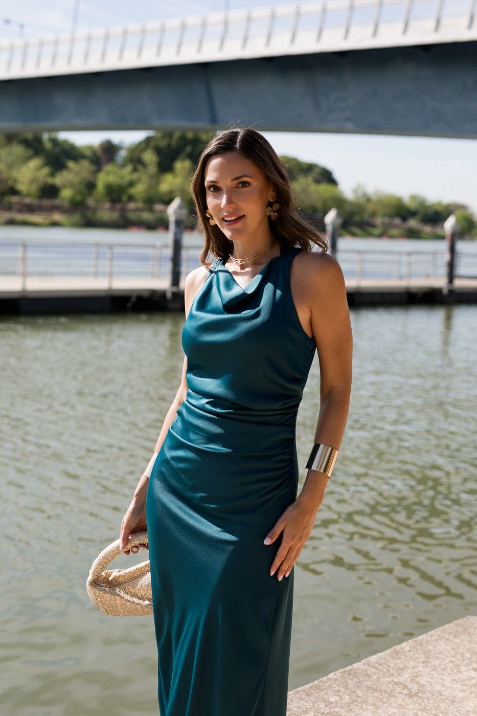Vestido midi lolita com franjas